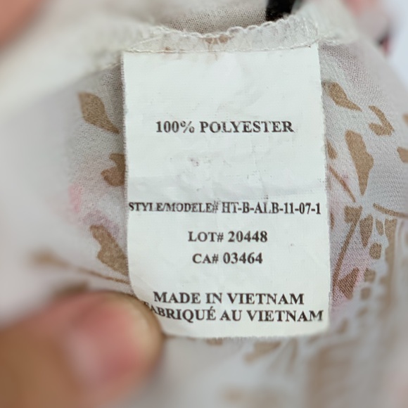 REVOLUTION (RICKI'S) | Neutral Floral Sheer Tunic - Picture 4 of 5